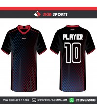 BLACK & BLUE ARROWS   SOCCER JERSEYS